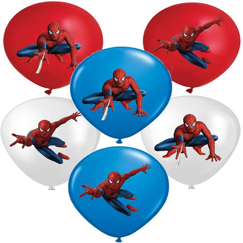 Decoração de Aniversário do Homem Aranha Azul