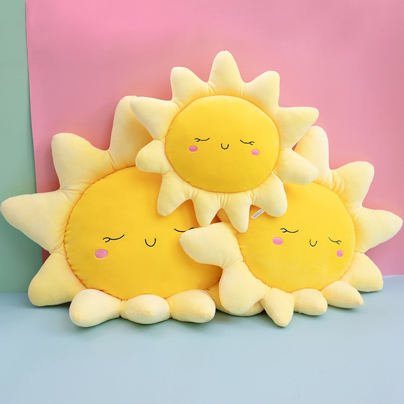 Sol & Nuvens de Pelúcia - 35 a 70 cm