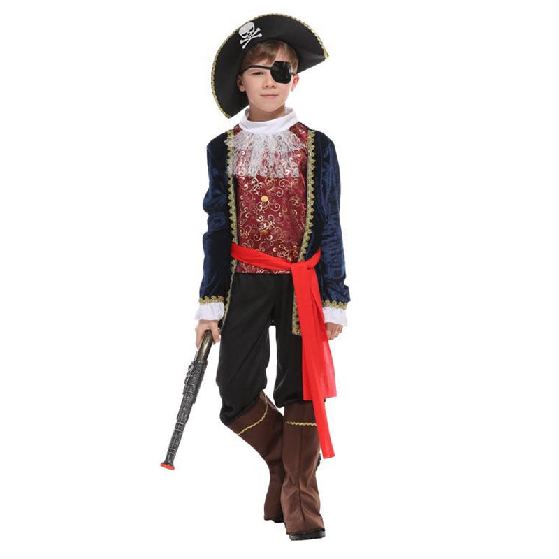 Fantasia Infantil de Pirata para Meninos - 110 a 140 cm
