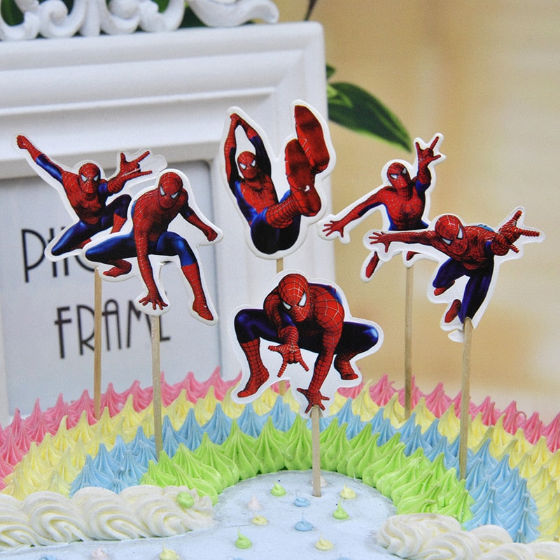 Decoração de Aniversário do Homem Aranha Azul