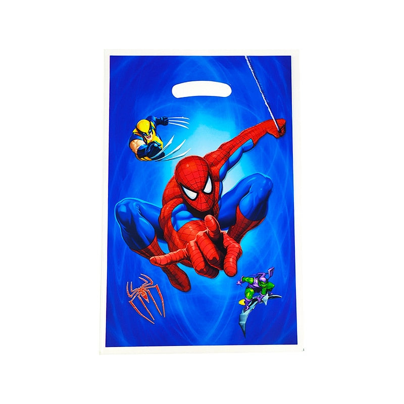 Decoração de Aniversário do Homem Aranha Azul