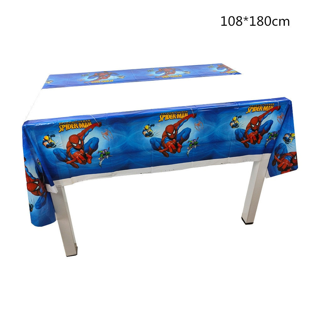 Decoração de Aniversário do Homem Aranha Azul