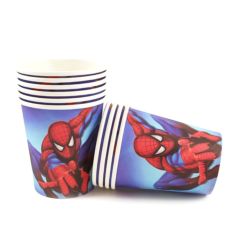 Decoração de Aniversário do Homem Aranha Azul