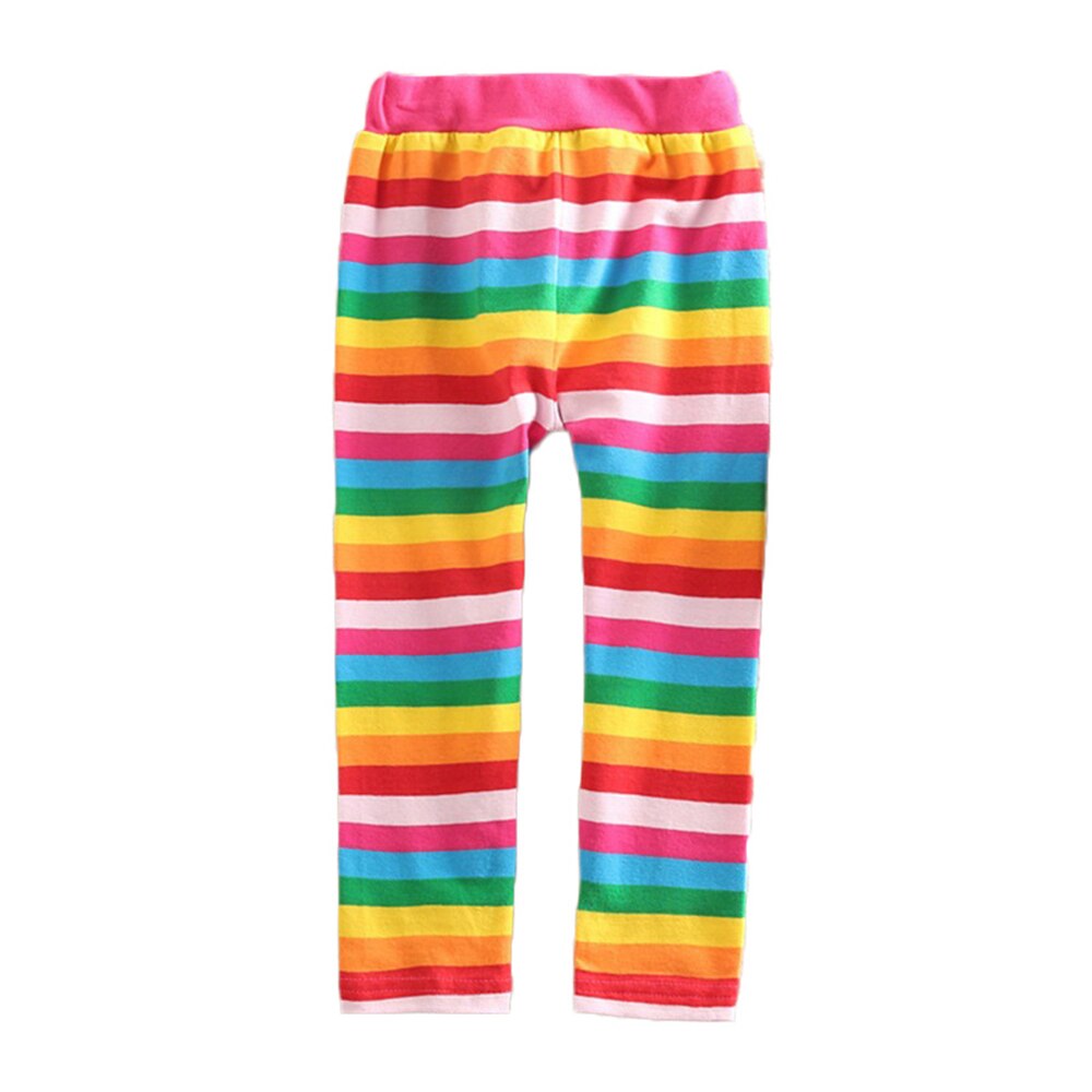 Conjunto listrado de calça e blusa de Unicórnio para meninas - 3 a 12 anos