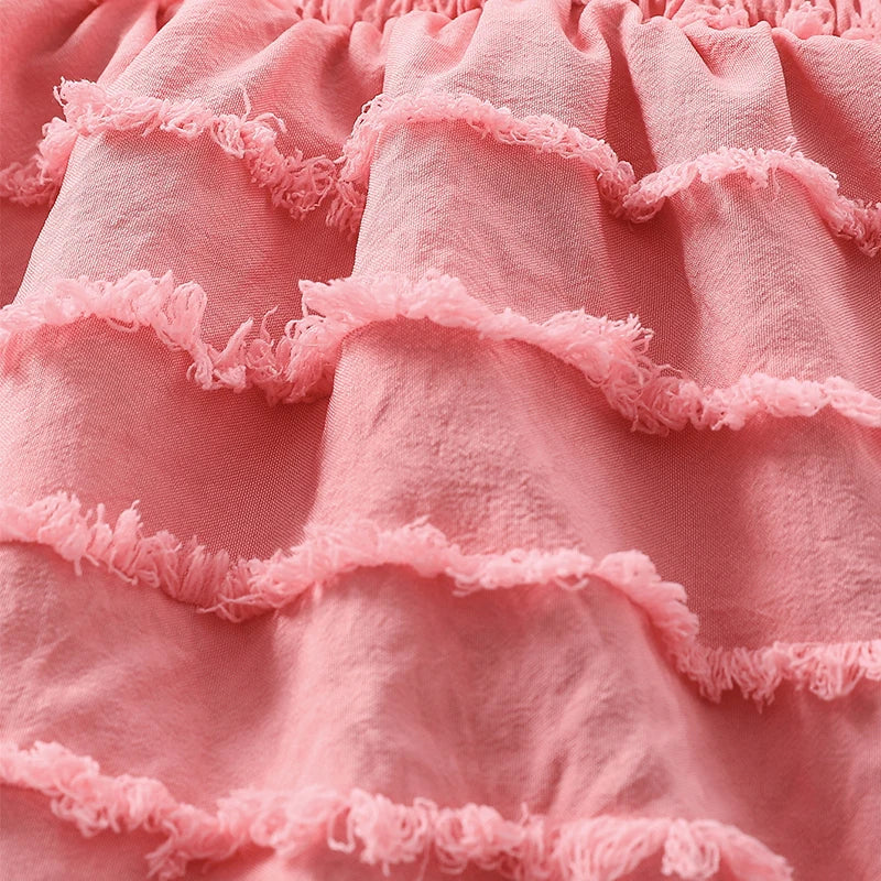 Vestido Rosa com Alça - 6 a 18 meses