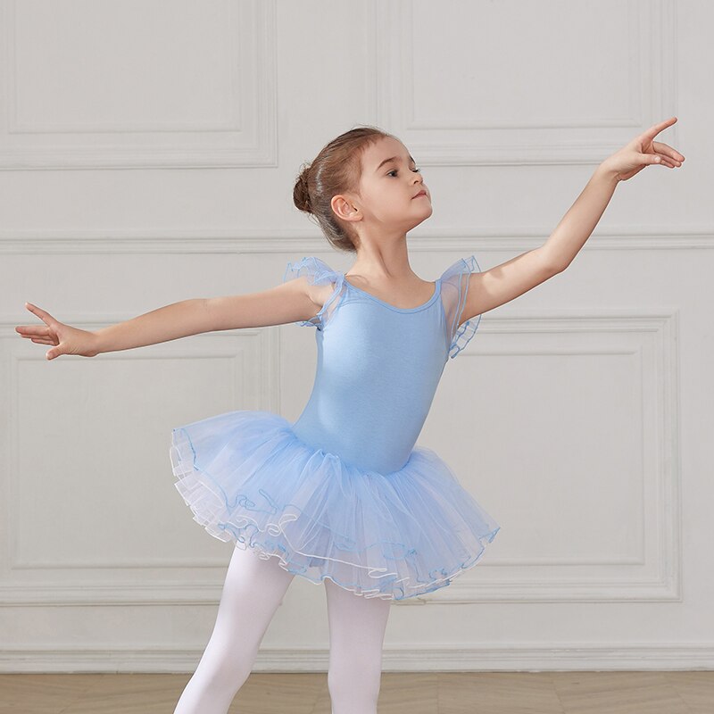 Vestido de balé infantil e adolescente - para altura de 110 a 160 cm