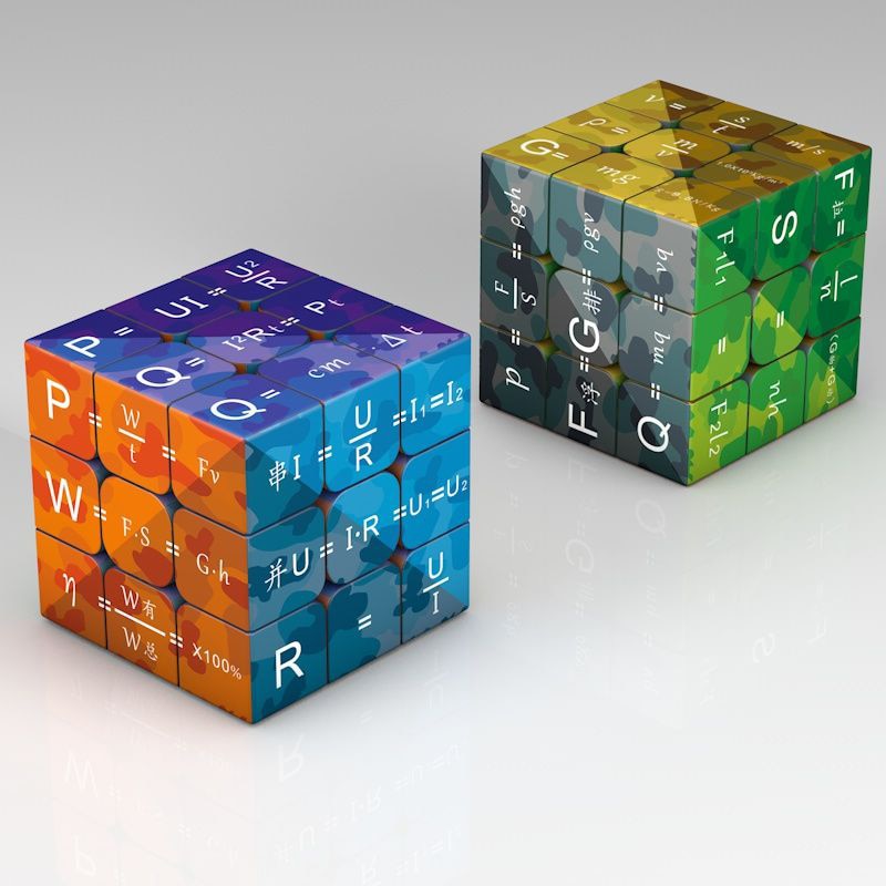 Cubo Mágico com Cálculos e Elementos Químicos