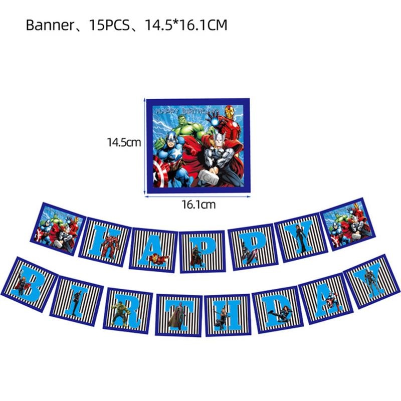 Decoração para festas no tema Os Vingadores