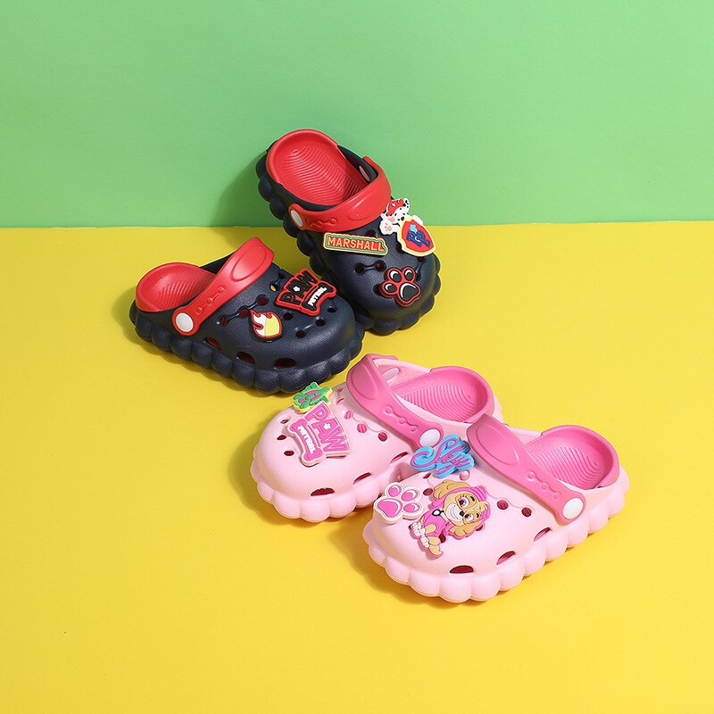 Crocs da Patrulha Canina Antiderrapante - 14 a 20 cm