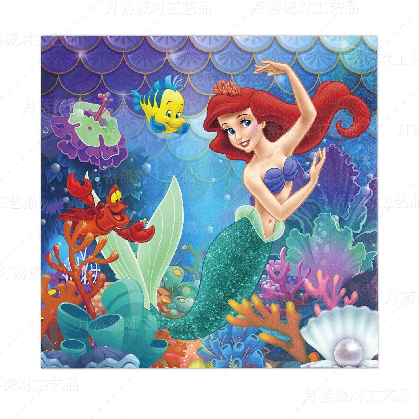 Itens para Decoração de festa ''A Pequena Sereia''