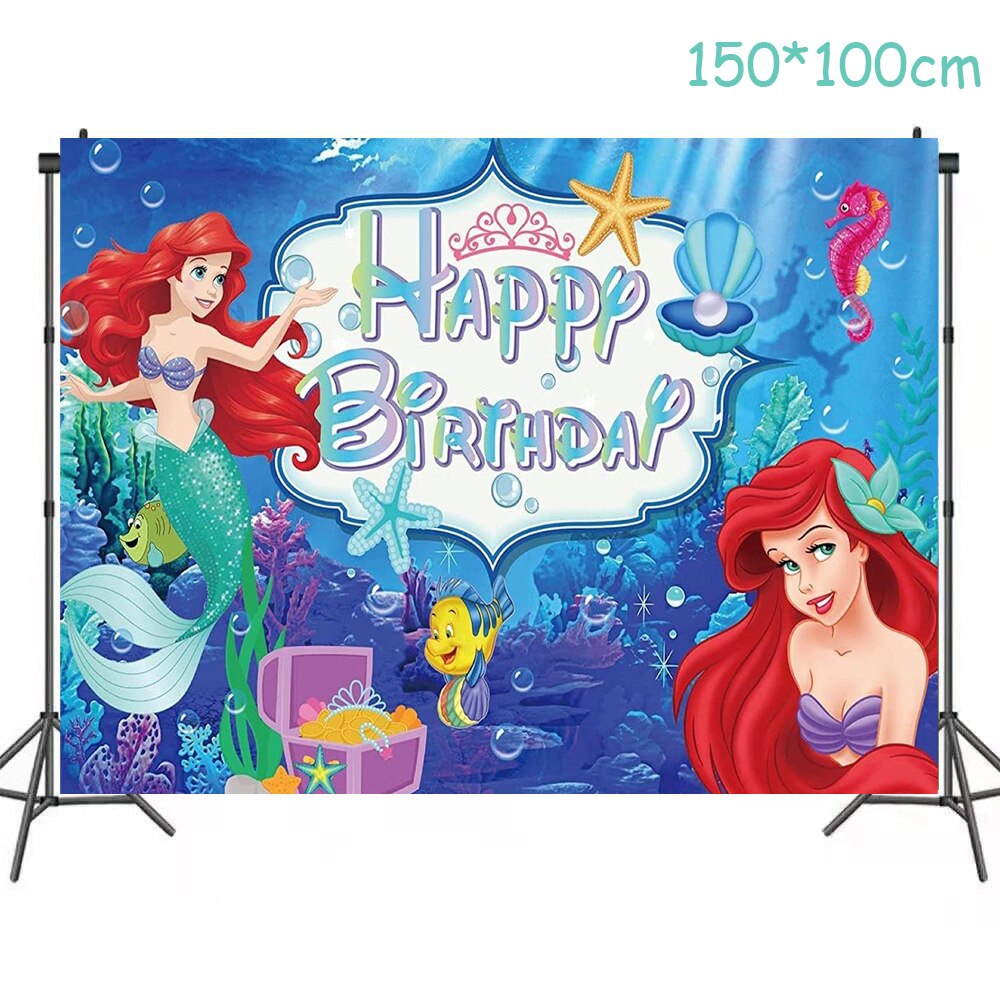 Decoração de Aniversário Pequena Sereia