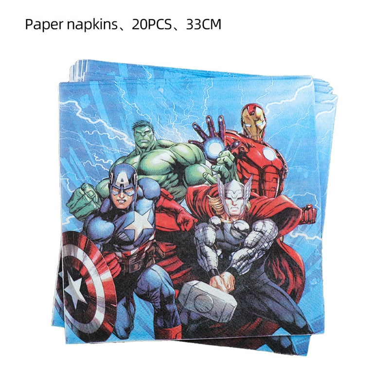 Decoração para festas no tema Os Vingadores