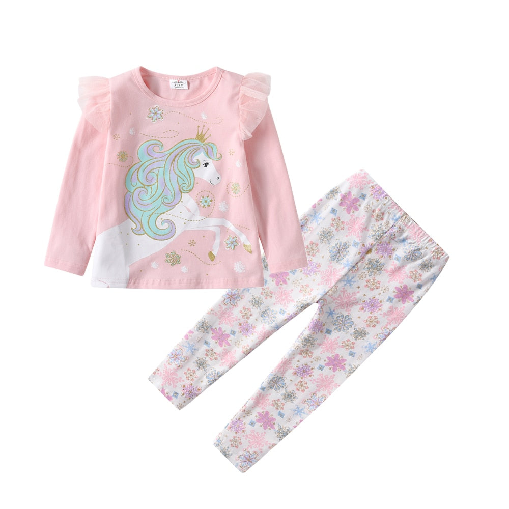 Conjunto Florido Coleção Nuvem - 3 a 12 anos