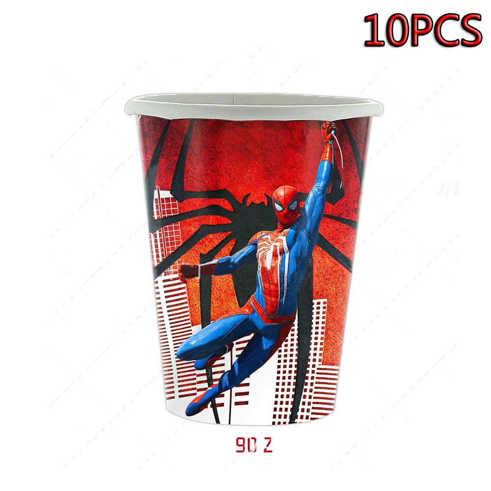 Decoração de Aniversário Homem Aranha Vermelha