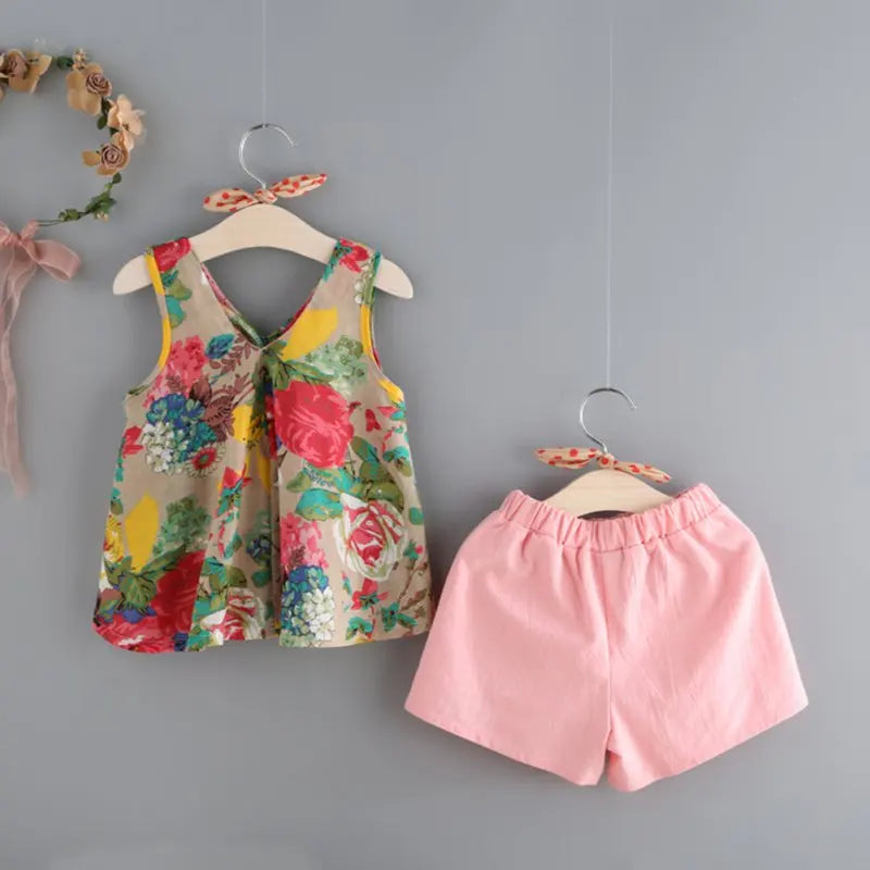 Conjunto Floral - 2 a 6 anos