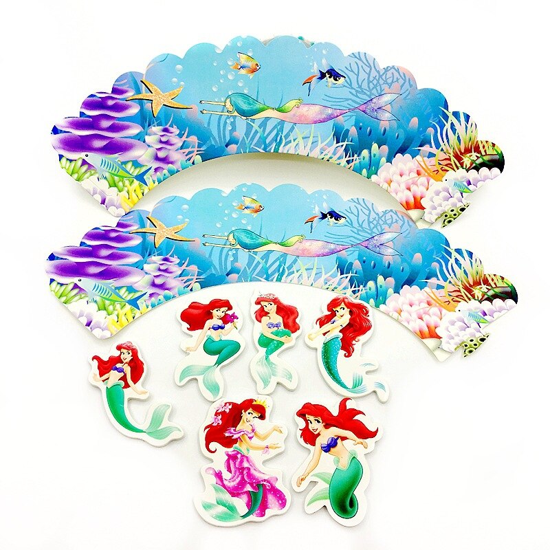 Decoração de Aniversário Pequena Sereia