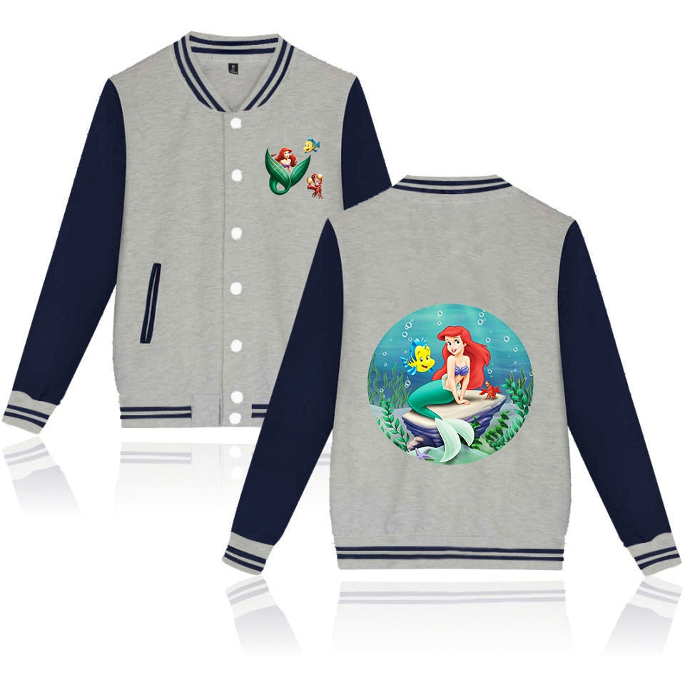 Jaqueta Infantil da Pequena Sereia - 6 a 12 Anos