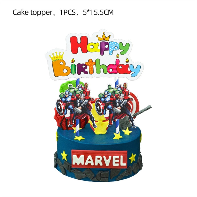 Decoração para festas no tema Os Vingadores