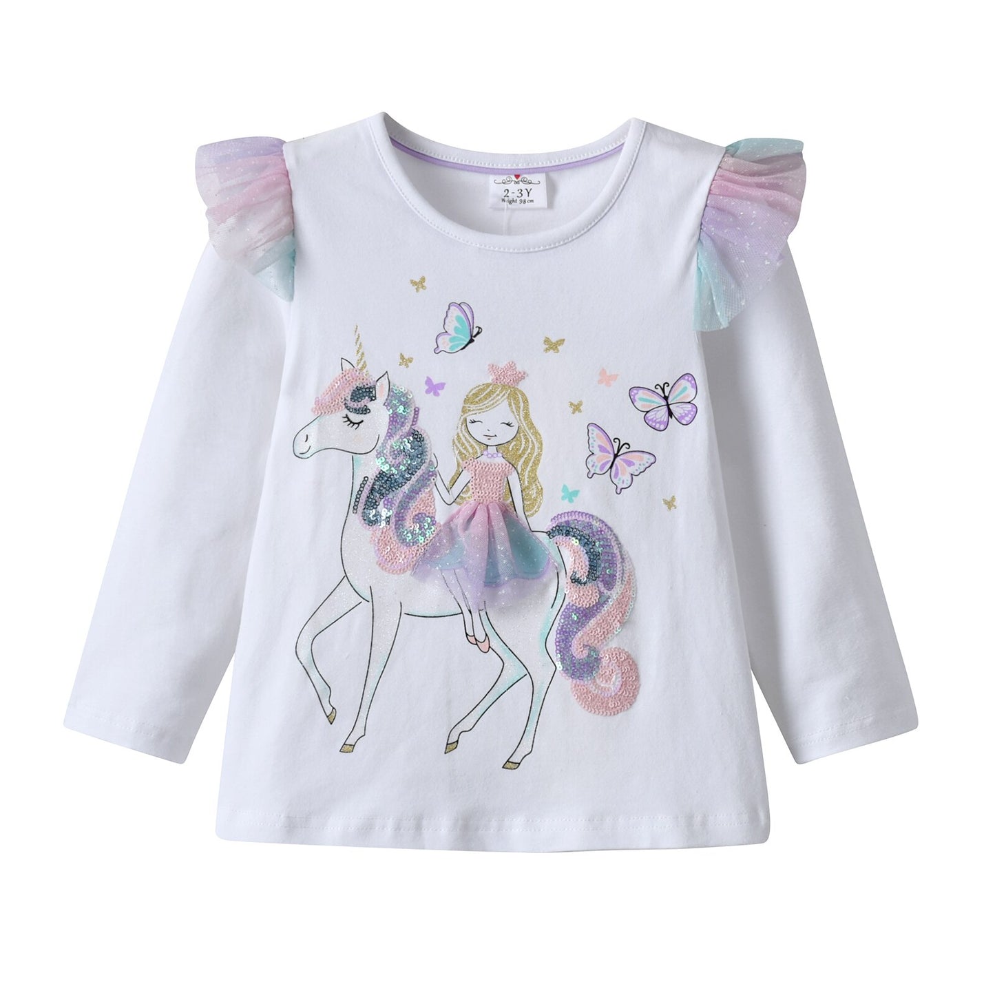 Conjunto Camisa Manga Longa e Saia Coleção Nuvem - 3 a 8 anos