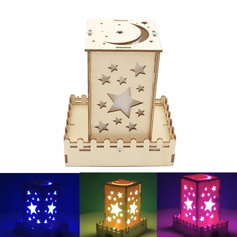 DIY Lâmpada Lua e Estrelas