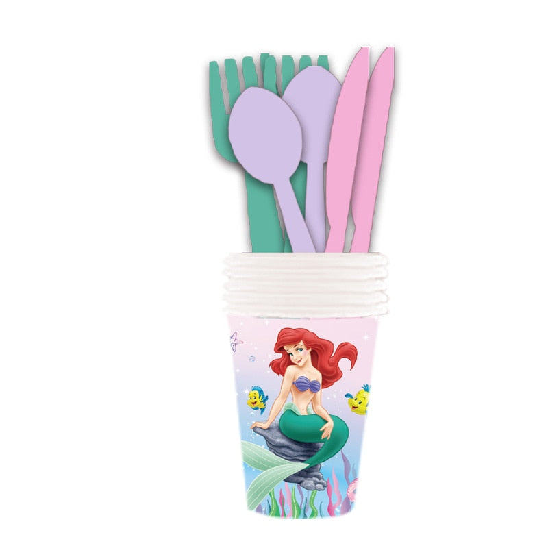 Decoração de Aniversário Pequena Sereia
