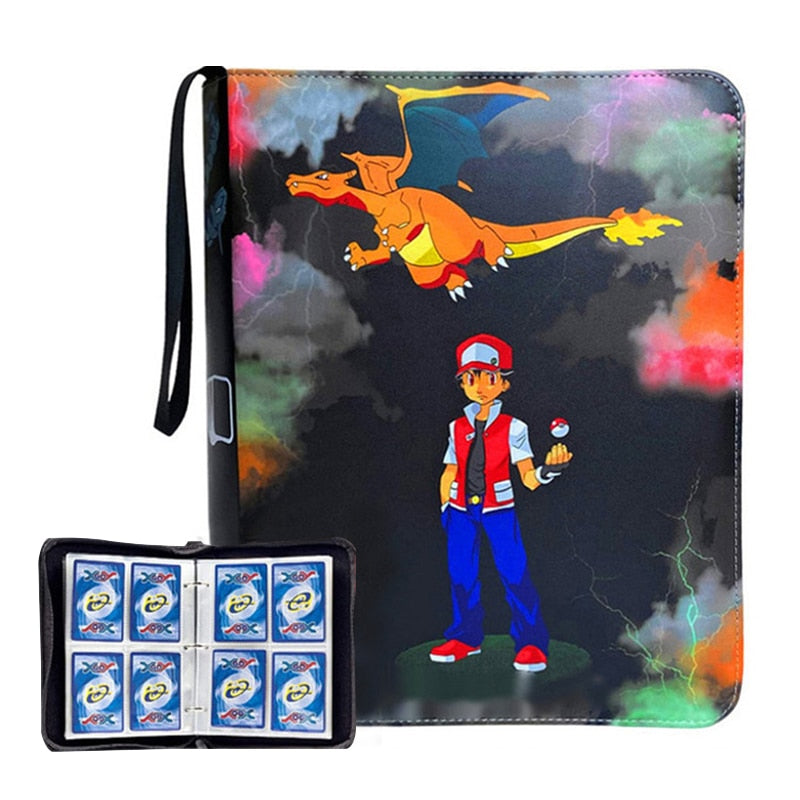 Livro Porta cartão de Anime do Pokémon de 200 Espaços para Colecionadores