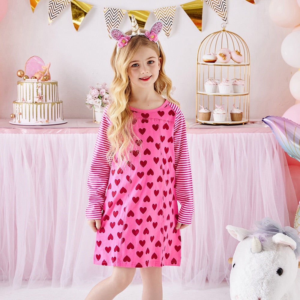Vestido Manga Longa Coleção Nuvem - 2 a 12 anos