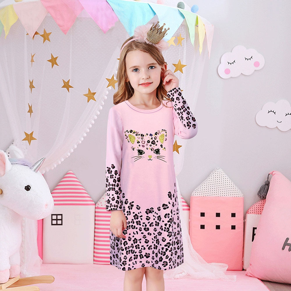 Vestido Manga Longa Coleção Nuvem - 3 a 8 anos