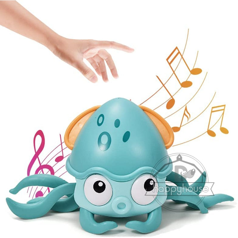 Brinquedo musical, com luzes e que se movimenta e desvia dos obstáculos super interativo para criança