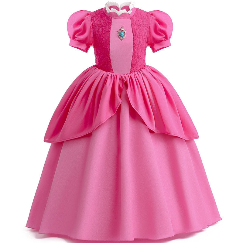 Fantasia da Princesa Peach - 2 a 10 anos