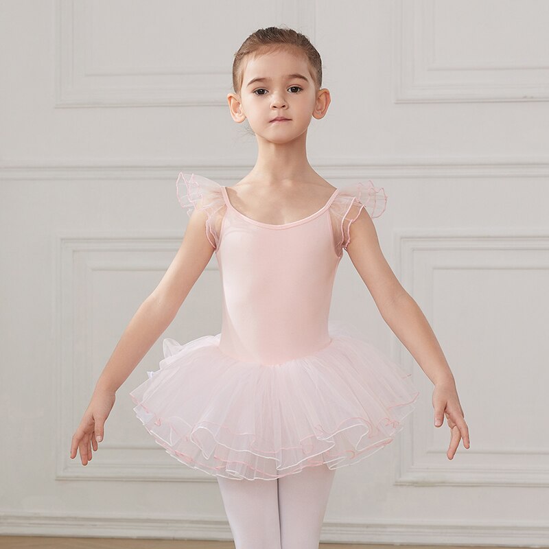 Vestido de balé infantil e adolescente - para altura de 110 a 160 cm