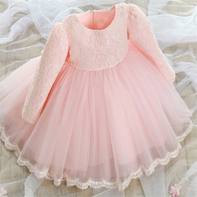Vestido para Batizado - 3 meses a 24 meses