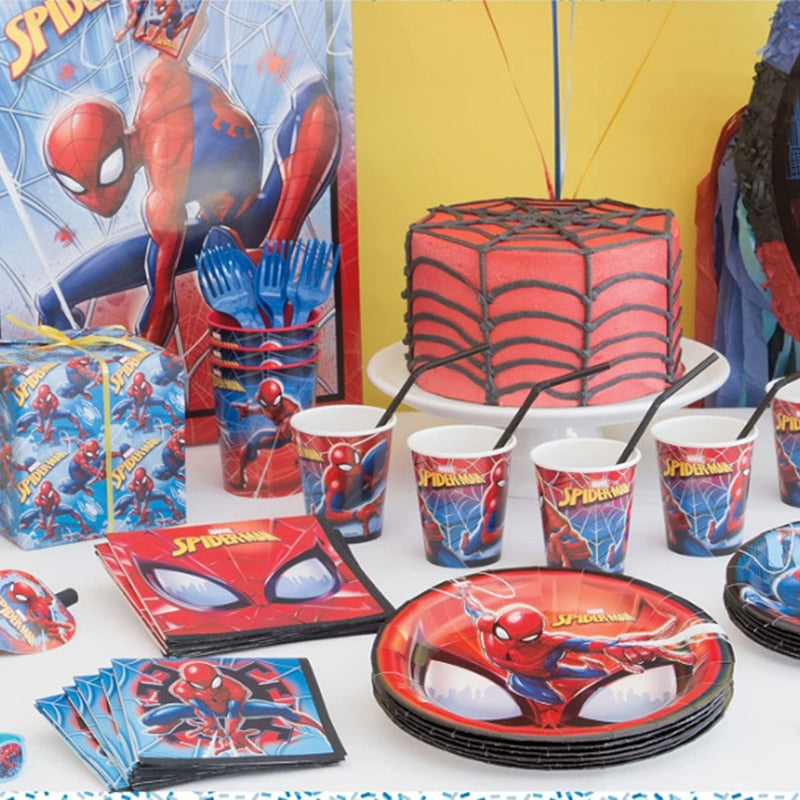 Decoração de Aniversário Homem Aranha Vermelha