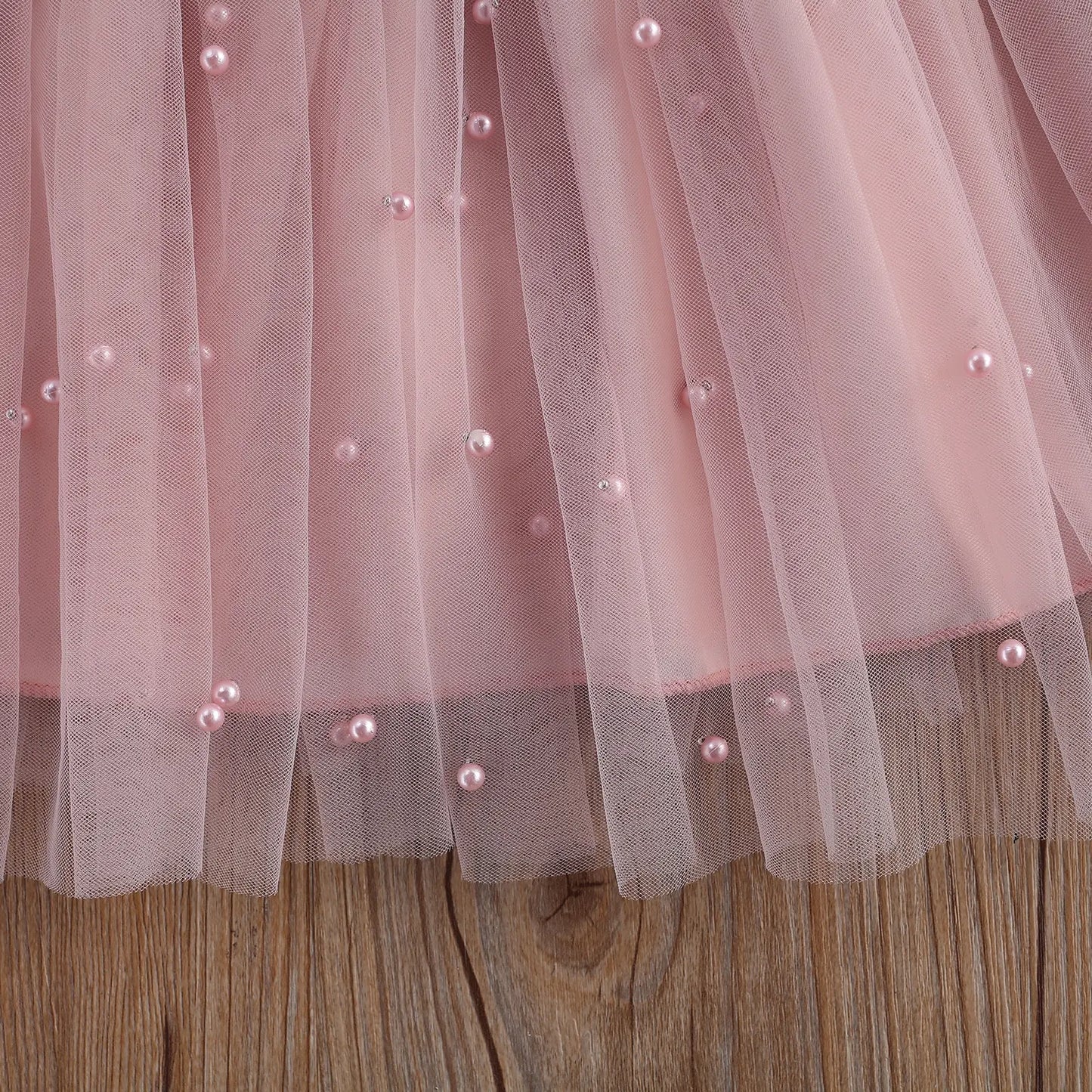 Vestido com Laço Rosa - 9 meses a 5 anos