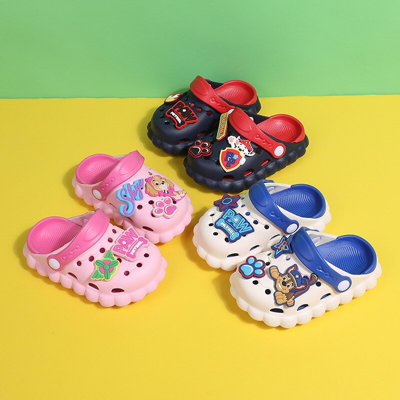 Crocs da Patrulha Canina Antiderrapante - 14 a 20 cm