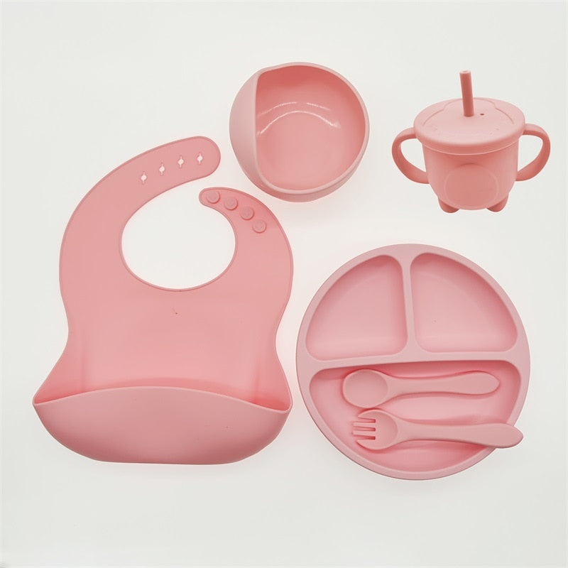 Kit com Utensílios para Alimentação Infantil