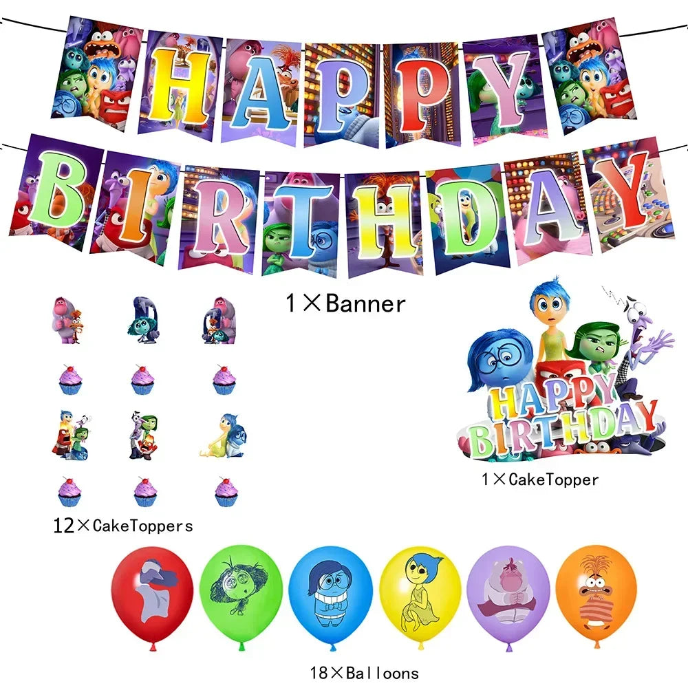 Decoração para Aniversário Divertida Mente