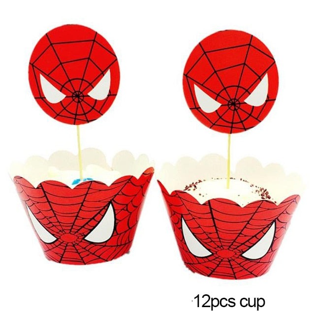 Decoração de Aniversário Homem Aranha Vermelha