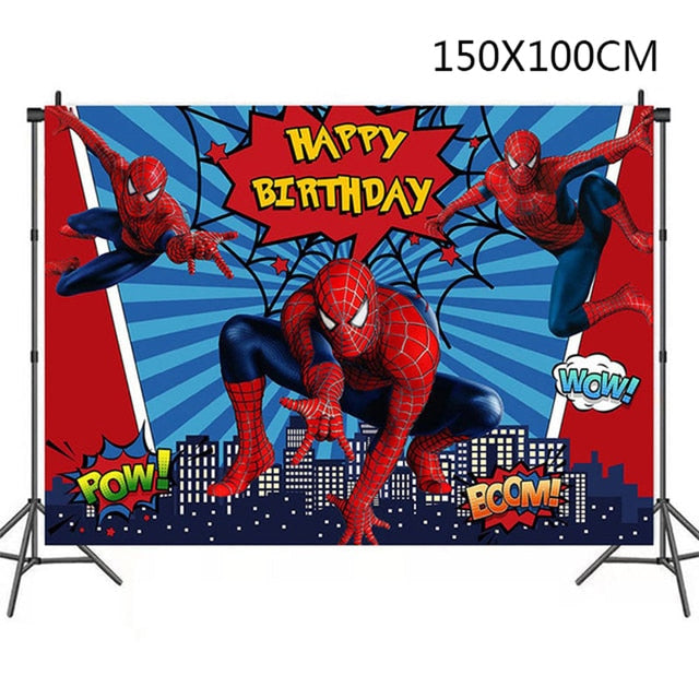 Decoração de Aniversário Homem Aranha Vermelha
