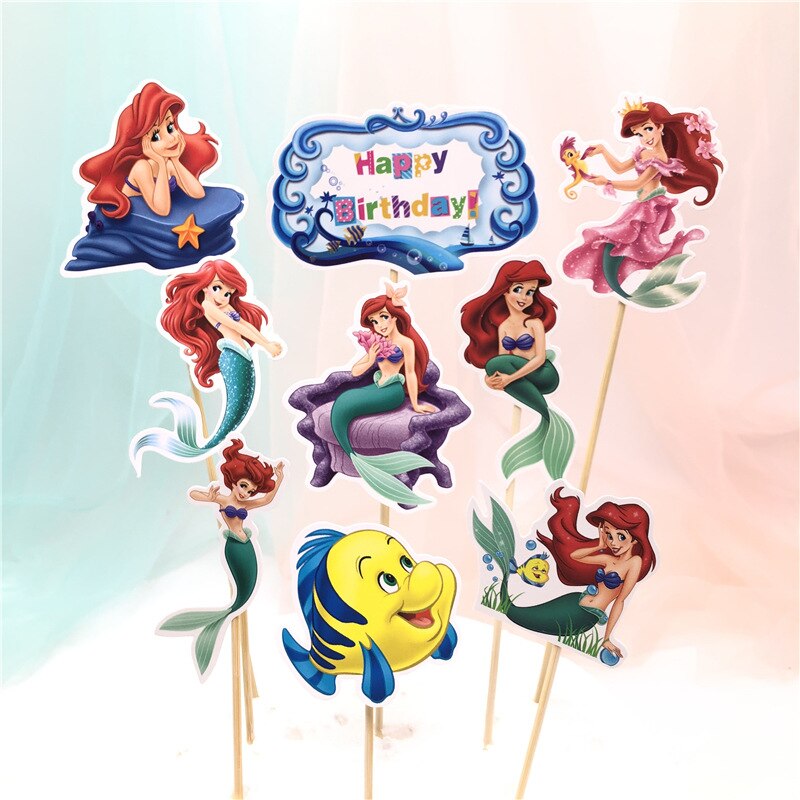 Decoração de Aniversário Pequena Sereia