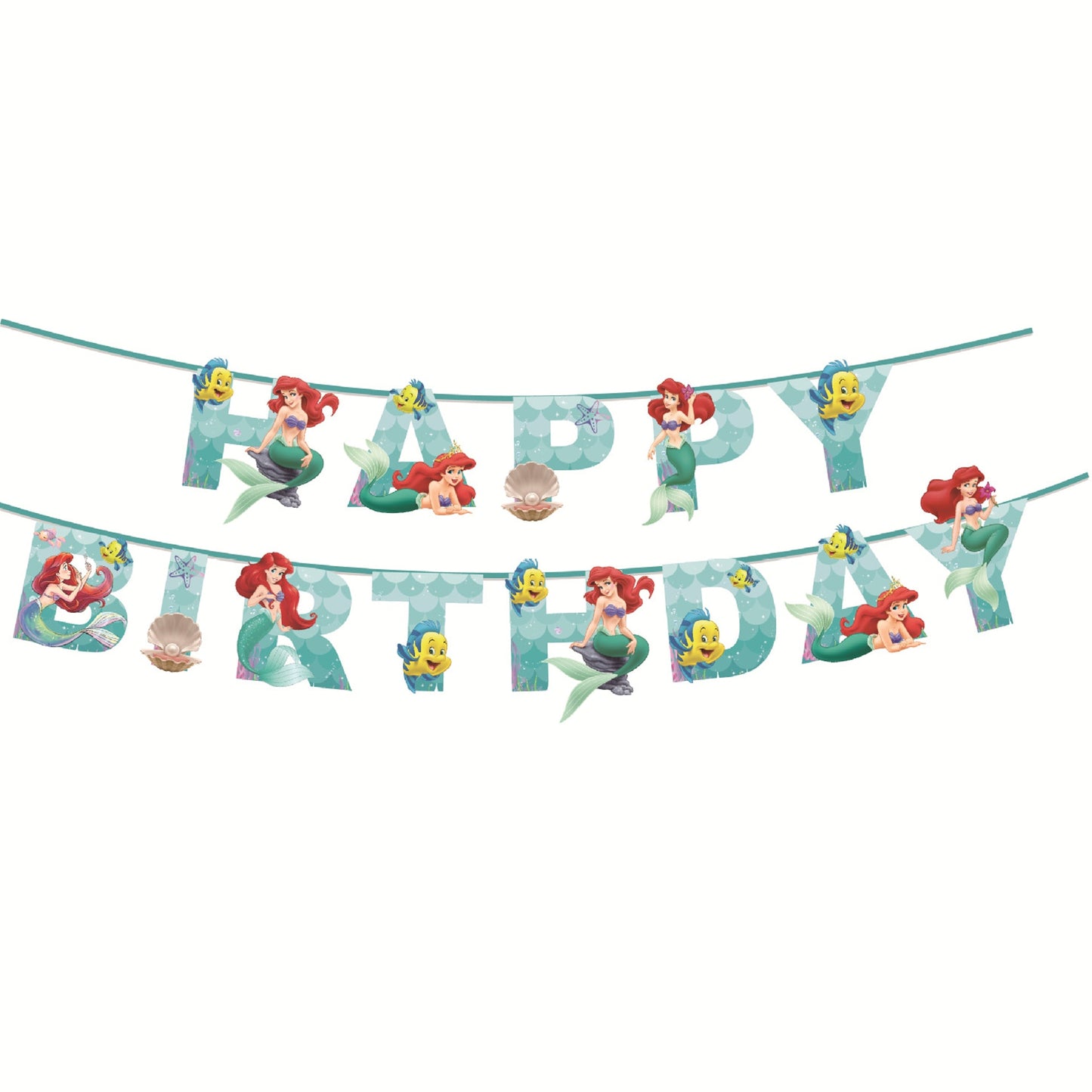 Decoração de Aniversário Pequena Sereia
