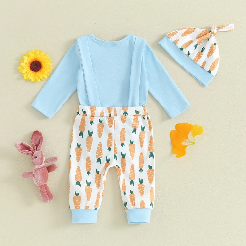 Body, Calça e Touca do Coelhinho - 3 a 18 meses