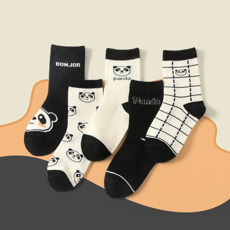 Kit de 5 Pares de Meia Infantil e Criança - 1 a 12 anos