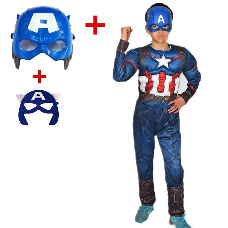Fantasia do Capitão América - 100 a 150cm