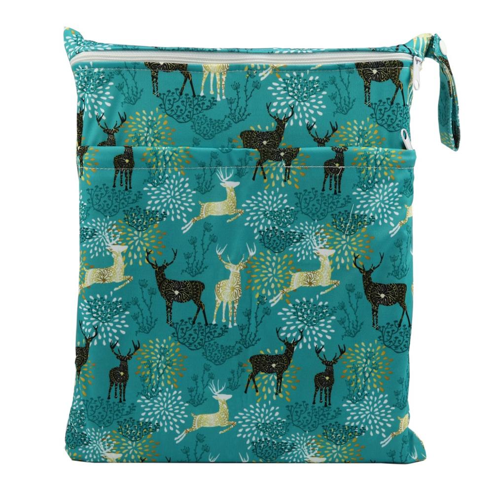 Bolsa Impermeável para Fraldas/Roupas Molhadas de Bebê