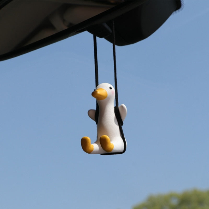 Pingente Decorativo Pato Branco