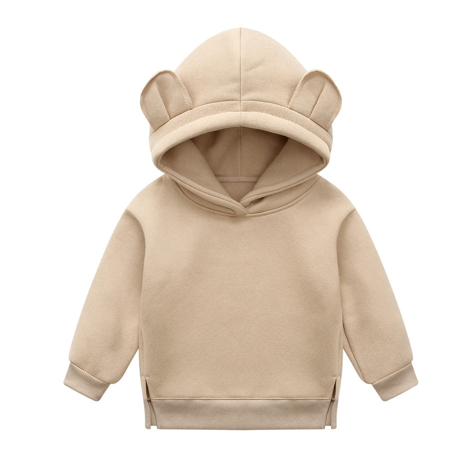 Blusa de moletom com capuz - 18 meses a 5 anos