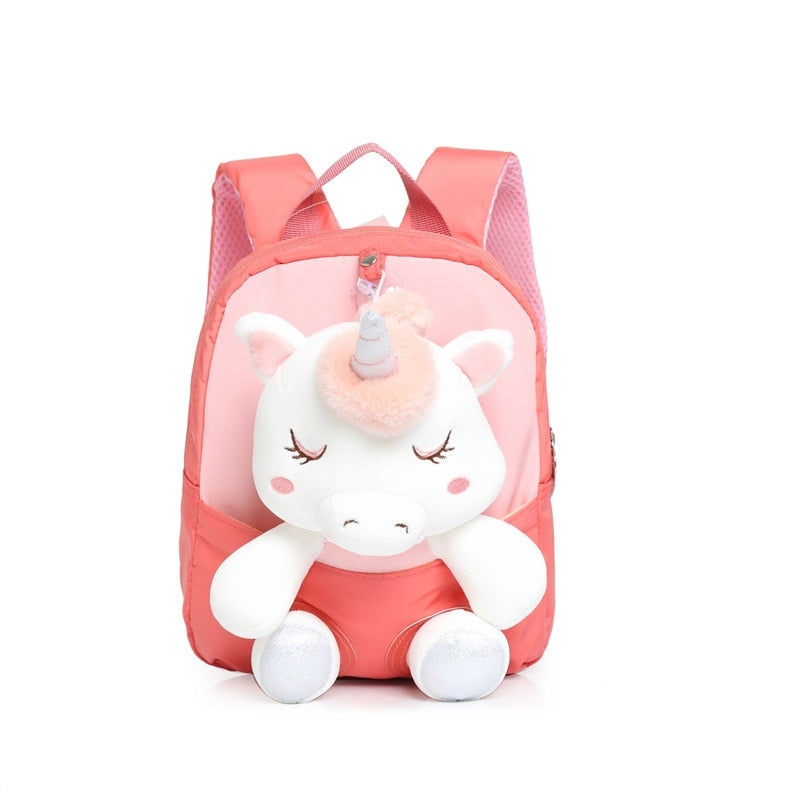 Mochila Escolar Infantil Animais de Pelúcia