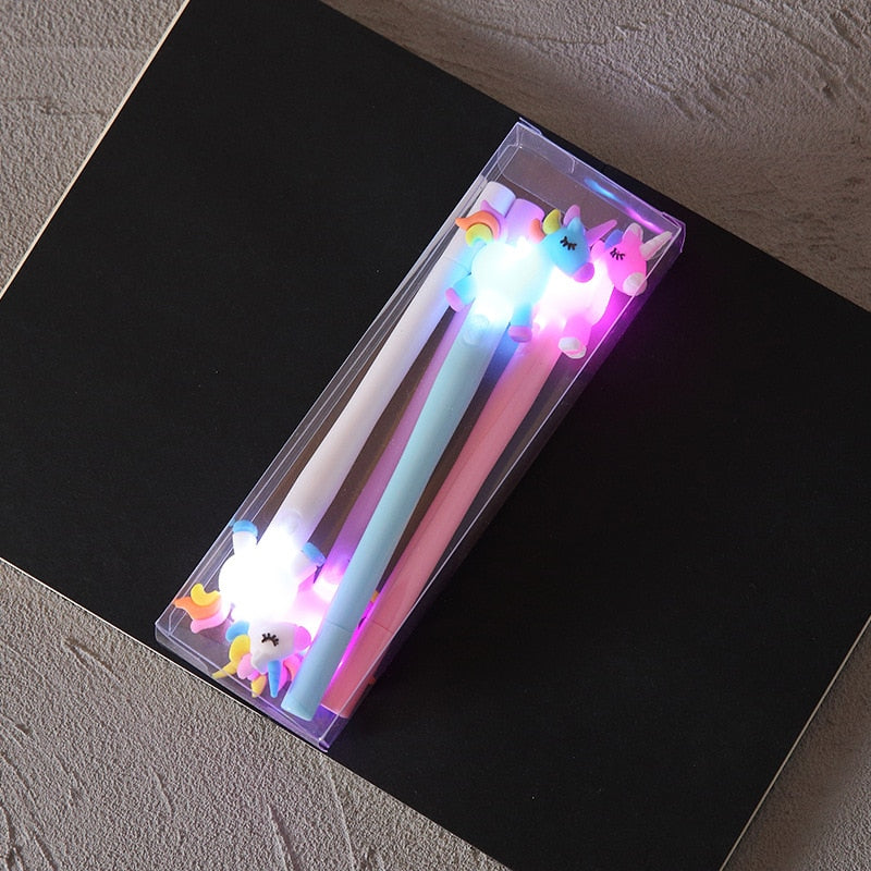 Kit de Canetas Luminosas em Gel