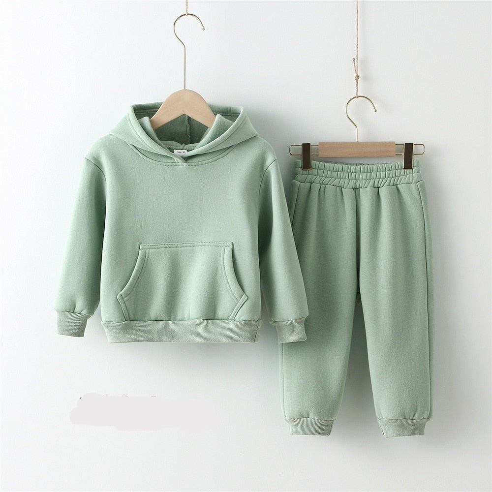 Conjunto Moletom e Calça para crianças - 1 a 8 anos